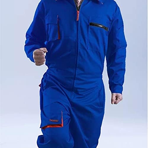 GPPZM Work Overalls Uniforms Men Women Working Coveralls Welding Suit