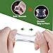 Povihome 10 Pack Gel Bunion Corrector and Toe Spacers Separators and Straightener Orthotics (4/10''Thick) for Sports Activities, for Men and Women Overlapping Toes, Bunion Pain Relief - Small Size