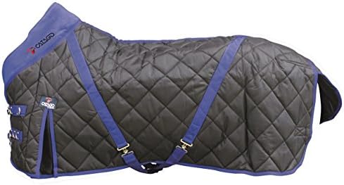 CATAGO Unisex's Stable 300 g Rug, Black/Blue