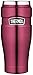 THERMOS Stainless King SK1005 Vacuum-Insulated Travel Tumbler, 16 Ounce, Raspberry
