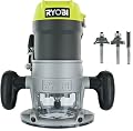 Ryobi 8.5 Amp 1-1/2 Peak HP Router with 3-Piece Router Bit Set