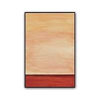 Framed Canvas Wall Art Abstract Color Block Canvas Prints Home Artwork Decoration for Living Room,Bedroom - 16x24 inches