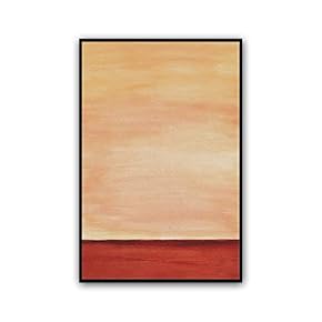 Framed Canvas Wall Art Abstract Color Block Canvas Prints Home Artwork Decoration for Living Room,Bedroom - 16x24 inches