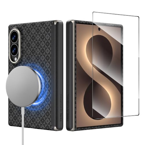BENKS ArmorGrid Air Cover for Samsung Galaxy Z Fold 8 for Magsafe | Ultrathin Kevlar Aramid Fibre Case, Zipper Protection, Lightweight, Thin and Pleasant to the Touch