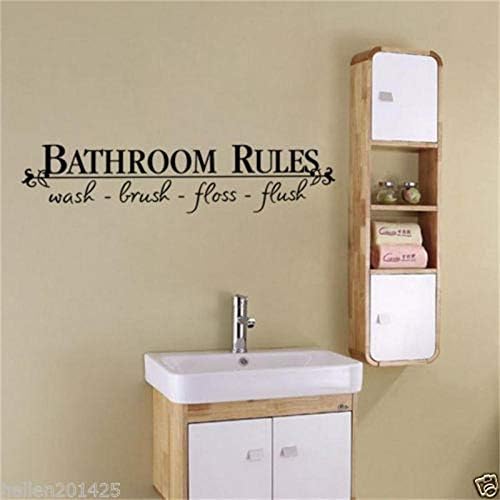Decors Girlr Sign Vinyl Quotes Lettering Words Wall Stickers Bathroom Toilet Washroom Decoration Home Decor Decal Art