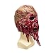 Wellin Adult Kids Bloody Horror Melted Face Scary Halloween Latex Mask (Bloody Face)