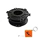 HURI Trimmer Head Spool with Cover Spring for Stihl Autocut 25-2 FS90R FS100RX FS110R FS120R FS130R FS240R FS250R