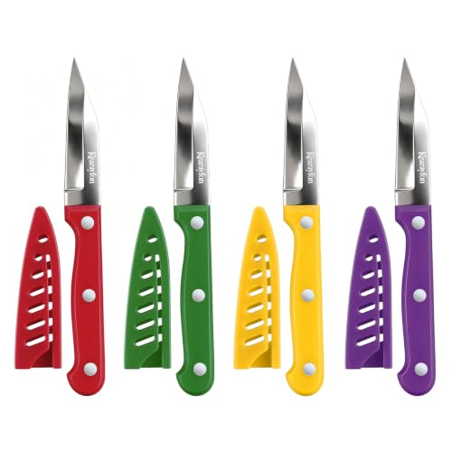 Paring Knife with Cover 3 5inch Fruit Knives