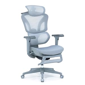 EastForce エイリアンチェアプロ オフィスチェア 3Dヘッドレスト グレー