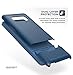 Encased Heavy Duty Galaxy Note 8 Case (Rebel Series) Full Body Protective Cover for Samsung Note 8 Phone - Navy Blue