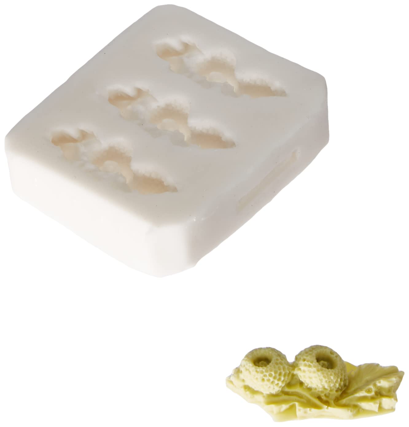 Silikomart | Silicone Mold, Flower Decoration Shape, Size 36 x 14 mm, Made in Italy