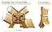 Earth's Dreams Bamboo Foldable Dish Drying Rack - Dual Tier for Plates Collapsible Dish Drying Rack - Kitchen Counter Wooden Dish Rack - Compact, Space Saver - Ideal Gift