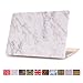 Macbook Retina 12 inch Case -With Keyboard Cover and Screen Protector, Dowswin Heavy-Duty Rubberized Marble Pattern Protective Case for Apple Macbook Retina 12.1