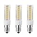 RAYHOO 3pcs E14 Base LED Light Bulbs 7W Equivalent to 60W Incandescent Bulb E14 European Base Bulb, 75-2835-SMD LED Chipsets, Not Dimmable, 110-130V, Warm White 2800-3200K, 500LM