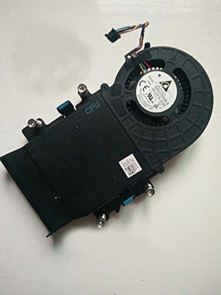 Amazon Com Hk Part Fan For Optiplex 30 Micro 90m 7040m 3040m 5040m Fan Shroud Heatsink With Screws 5jv3n 02n51k Computers Accessories