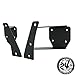 EAG 07-18 Jeep Wrangler JK Reflection Mirrors with Pillar Post Relocation Brackets