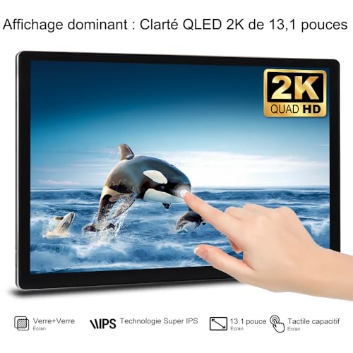 ACAVICA Car Radio for Renault Master, Opel Movano B and Nissan NV400, 13.1 Inch QLED Touch Screen, Android 15, CarPlay and Android Auto Wireless, 4G LTE, DSP Sound, Bluetooth 5.0, Navigation