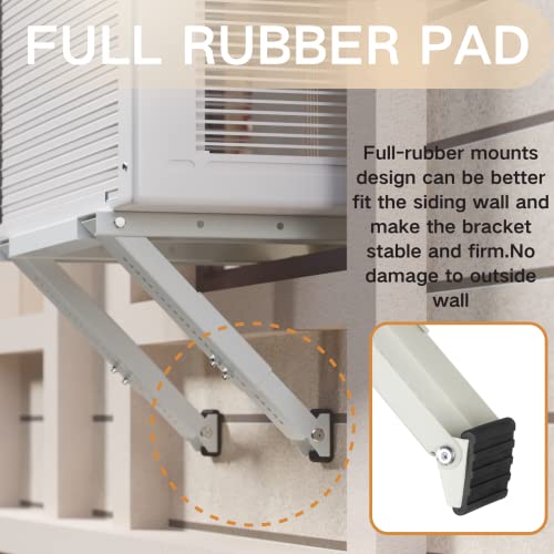 Air Conditioner Support Bracket No Drilling,Easy To Install,Window AC Bracket,Heavy Duty Steel