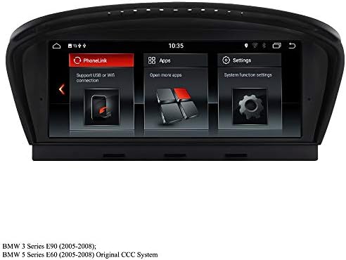 Dimost 8.8 Inch Screen Android 9.0 Head Unit 6-Core Car Stereo Car Radio RAM 4G ROM 32G Sat Nav Car GPS Navigation for BMW 3 Series E90 (2005-2008)/ BMW 5 Series E60 (2005-2008) Original CCC System