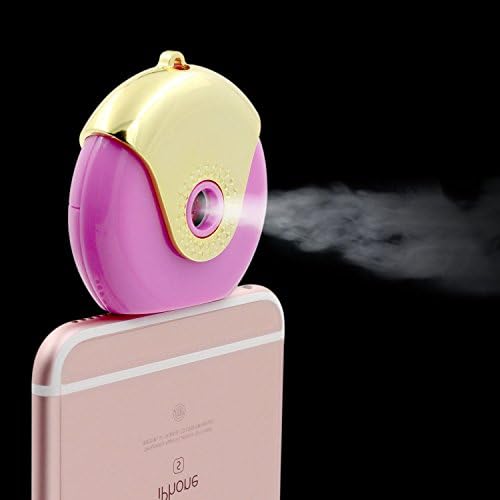 YooType Facial Air Steamer Cool Mist Sprayer Face SPA Instrument for Women for Android and Iphone Smartphone (Red)