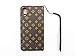 jiehao iPhone XR Case, Vintage Elegant Luxury Small Monogram Flower Pattern Leather Wallet Case Wrist Strap Flip Cover with Card Slots Protective Phone Case for Apple iPhone XR 6.1