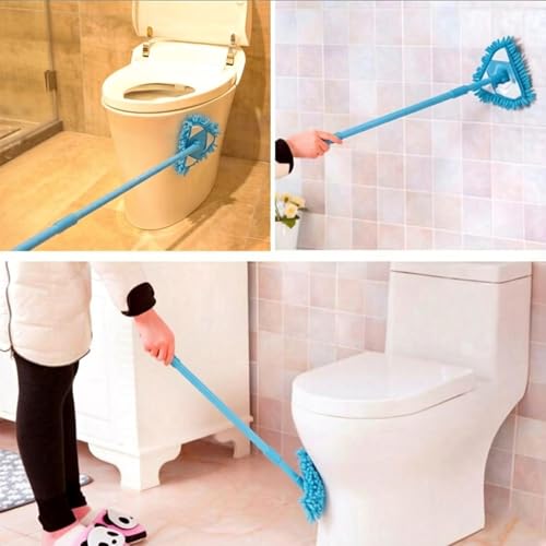 Reusable Chenille Mini Mop with Extendable Handle – Small Areas Cleaning Tool photo 10