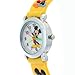 Timermall Kids Children 3D yellow Strap Mickey Mouse Cartoon Watches