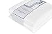 Hermosa Collection Waffle Fabric Shower Curtain (72 x 72, White)