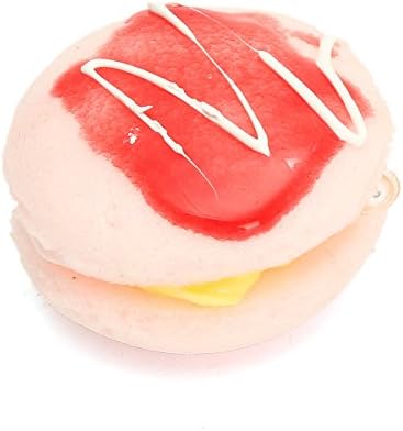 5PCS New Simulate Macaron Cake Squishy Toy Stress Reliever Phone Chain
