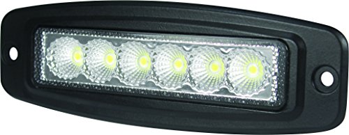 HELLA 357203031 Value Fit Mini Light Bar (6 LED, Flood beam, Flush mount)