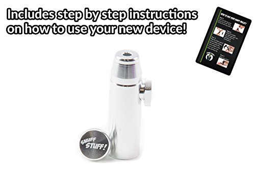 The Metal Bullet (Silver) - Aluminum Snuff Bullet - Nasal Snuff Tobacco Accessory - Snuff Rocket Sniffer The Metal Bullet (Silver) - Aluminum Snuff Bullet - Nasal Snuff Tobacco Accessory - Snuff Rocket Sniffer