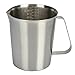 Stainless Steel Liquid Measuring Cup for Kitchen Large Measurement Cups Aslo Use as Frothing Pitcher Measuring Cup (48 Ounce)