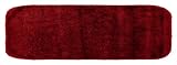 Garland Rug Traditional Plush Washable Nylon Rug, 22-Inch by 60-Inch, Chili Pepper Red