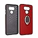 LG G6 Case,SUSAA Hybrid Defender 360 Degree Metal Ring Holder Kickstand Full Body Protection Phone Cover Case for LG G6 (2017) (Red)