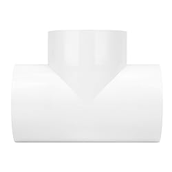 3 Way 4" PVC Tee Pipe Fittings Adapter