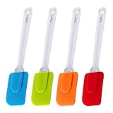X-Chef Easy Flex Non-Stick BPA Free of set Spatula Silicone for Kitchen Stiring Cooking Baking 4pcs