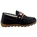 DADAWEN Boy's Girl's Classic Slip-on Loafers Oxford Flat Shoes Black US Size 10 M Toddler