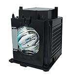 WOWSAI TV 915P049010 Replacement Lamp in Housing for Mitsubishi WD-57731, WD-57732, WD-65731, WD-65732 Televisions, Black