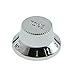 3 Pcs Knob Guitar Volume Tone Control Knob Chrome with Toggle Switch Tip Knob Cap