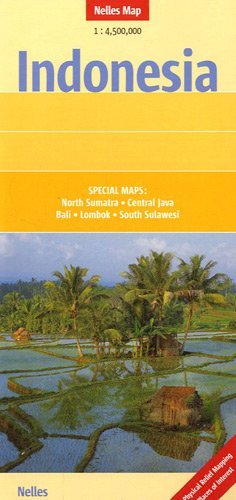 Indonesia Nelles Map (English, French and German Edition)