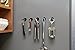 Musesland 4 Pack Black Magnetic Hooks Strong 100lb Heavy Duty Neodymium Magnets Hook for Hanging