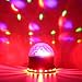 Disco Light, GLISTENY Mini Stage Lights Magic Party Lamp Sound Activated Colorful Rotating Ball Crystal 48LED For Wedding Show KTV Bar DJ Ballroom Home Club Pub