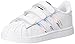 adidas Originals boys Superstar Cloudfoam Sneaker, White/White/Metallic Silver, 10 Toddler US