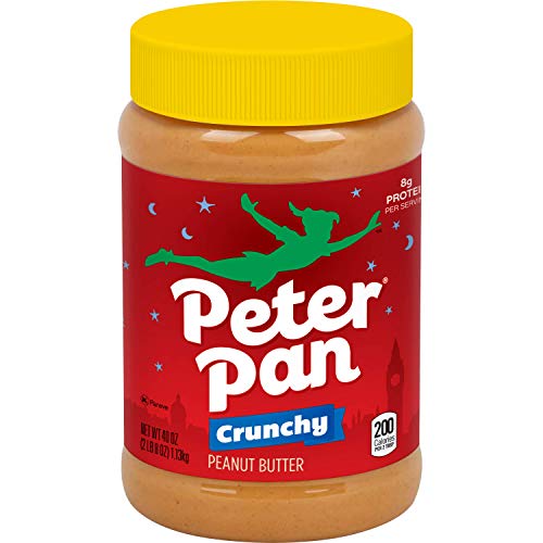 Peter Pan Crunchy Peanut Butter, 40-Ounce Jars (Pack of 3)