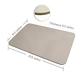 Simply Living Anti Slip Bathroom Floor Mats Diatomaceous Earth Antibacterial, Super Absorbance. (Beige)