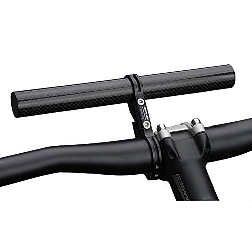 Algol - GUB 202 Carbon Fiber Bicycle Handlebar Extender 20cm Super Long Bike Light Holder Phone Lamp Mount Stand Cycling Accessor - Thumbnail 2