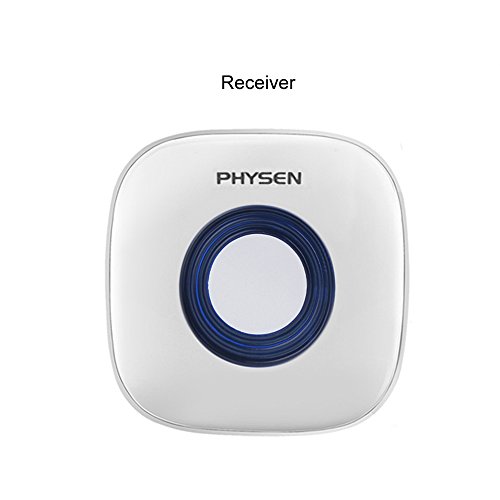 Physen wireless doorbell kit self learning code plug-in door chim…