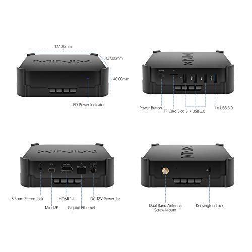 MINIX-NEO-Z83-4-Plus-Mini-PC-sin-ventilador-con-Windows-10-Pro-4GB-DDR3L-64GB-eMMC-51-negro