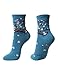 OSABASA Womens Art Patterned Casual Crew Socks(KWMS0329)