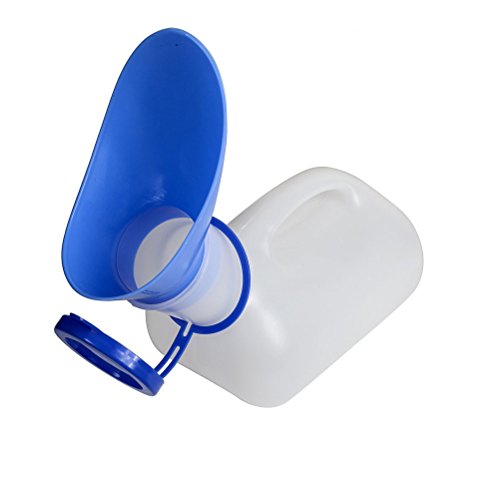 image for Buytra Portable Unisex Urinal Bottle with Lid 1000ML, Emergency Male F